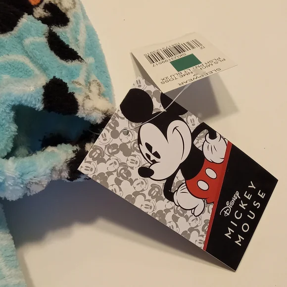 Disney Mickey Mouse Pajama Pants - Blue and Black - Picture 7 of 8
